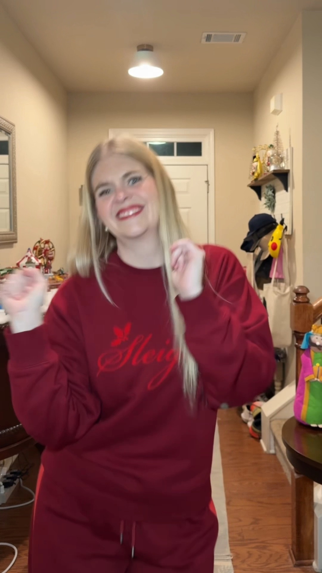 My sweatsuit is perfect for Christmas hip hop dances to Lil John and the kool aid man and for being comfy this season. 

#LTKHoliday #LTKActive #LTKdayinmylife