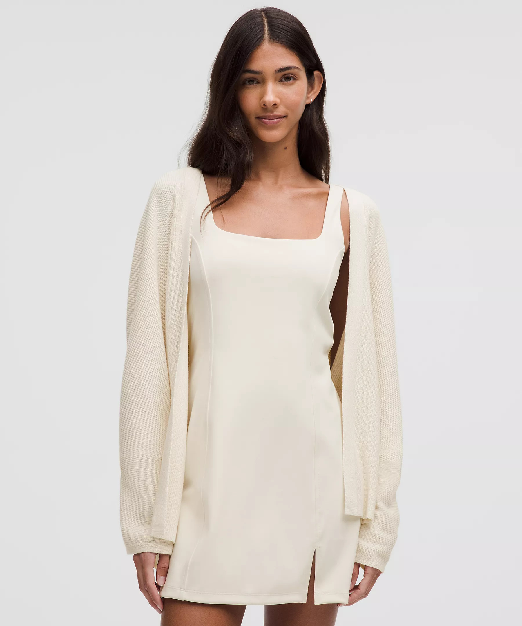 Boxy Cotton-Blend Knit Wrap | Women's Sweaters | lululemon | Lululemon (US)