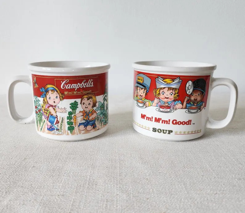 Vintage Westwood Campbell\u2019s Soup Mug Set - Etsy | Etsy (Global)