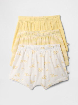 Baby Pull-On Shorts (3-Pack) | Gap Factory