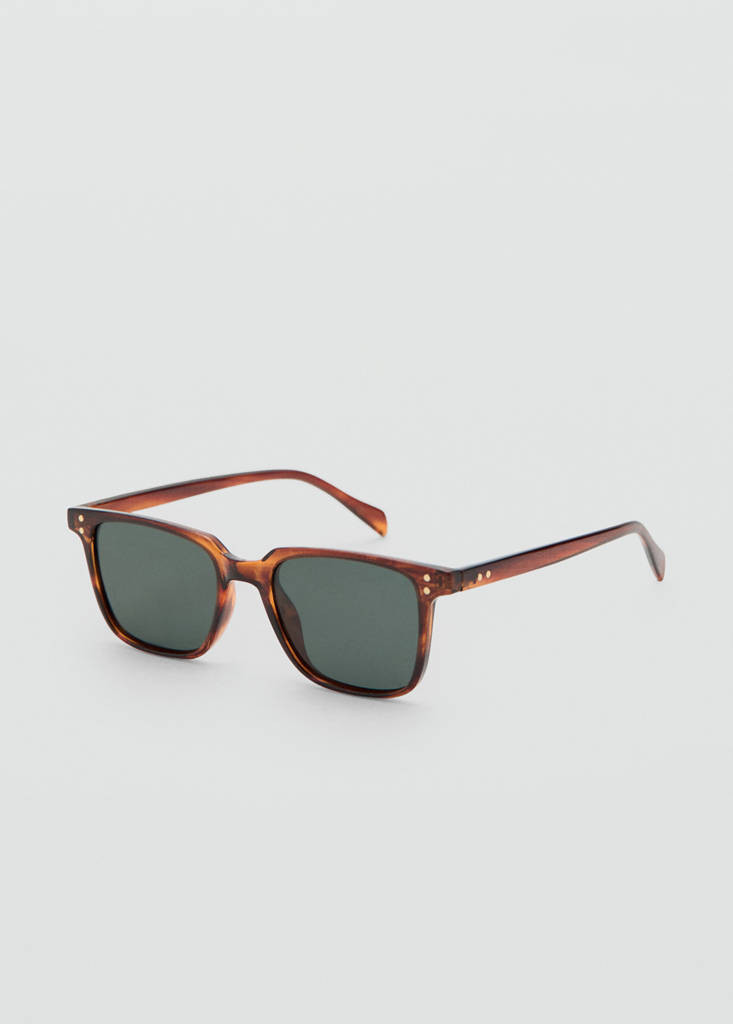 Rectangular-frame sunglasses brown - Men - One size - MANGO MAN | Mango (US/MX/AU)