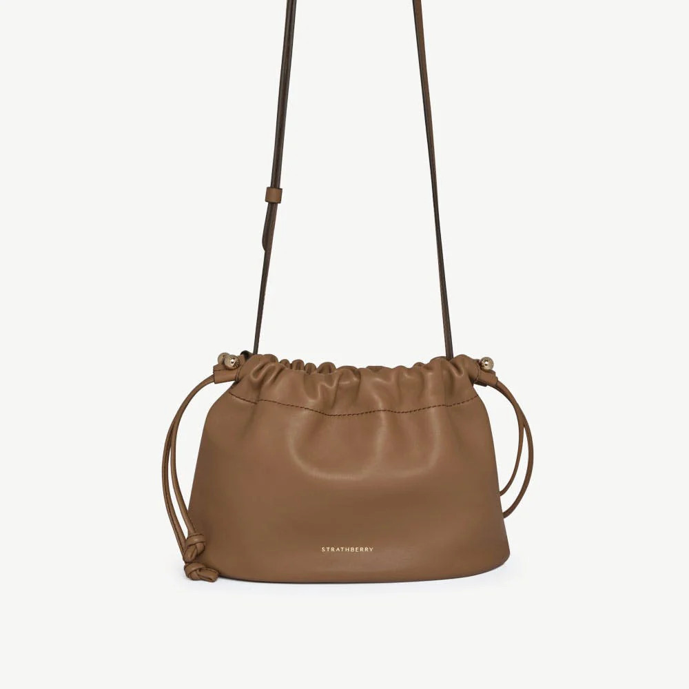 Strathberry - Charlotte Drawstring - Brown | Strathberry