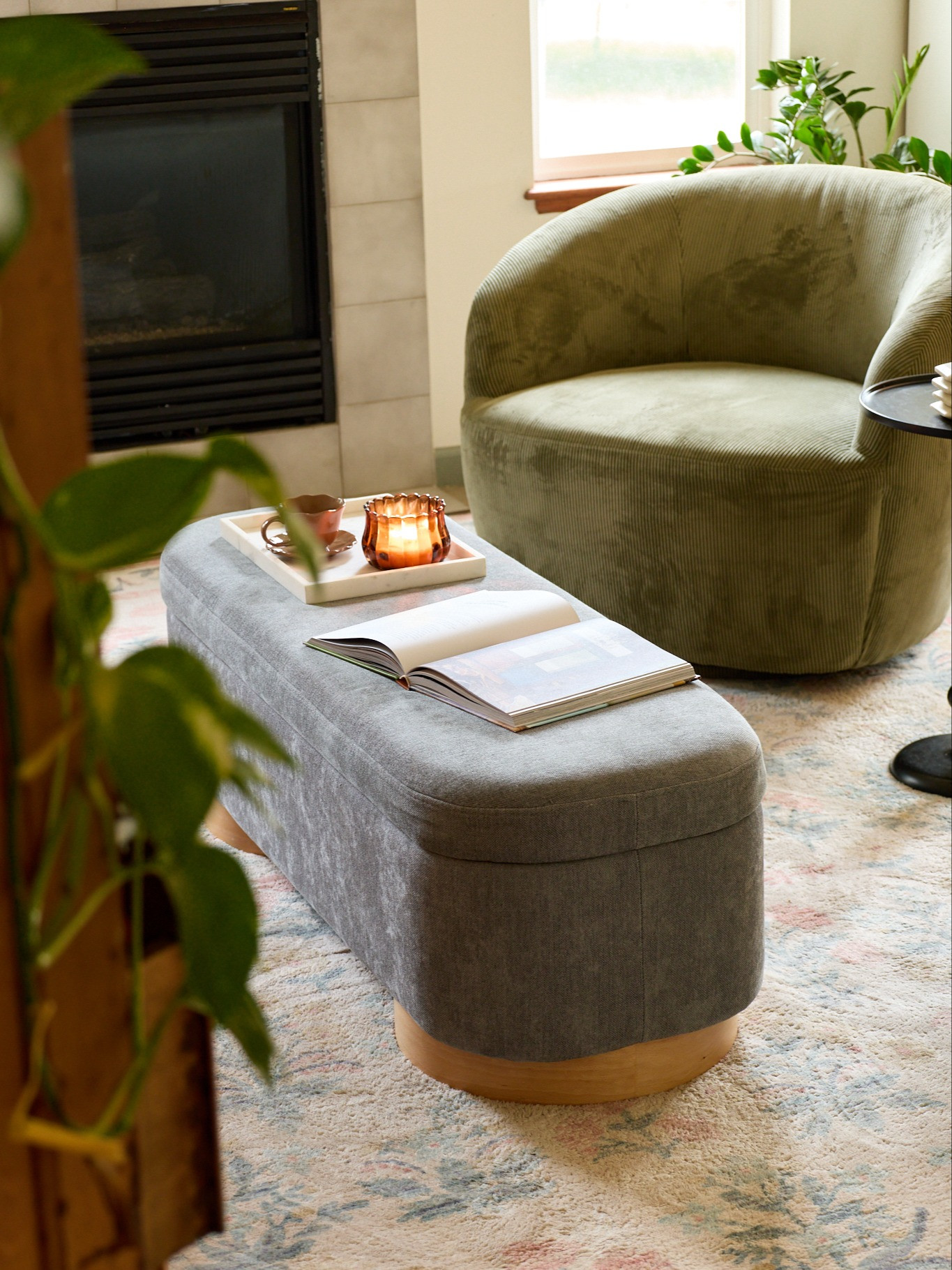 A quiet moment in our living room this morning.  

 #LTKHome