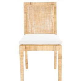 Set of Two Cane Dining Chairs With Cushions | The Well Appointed House, LLC