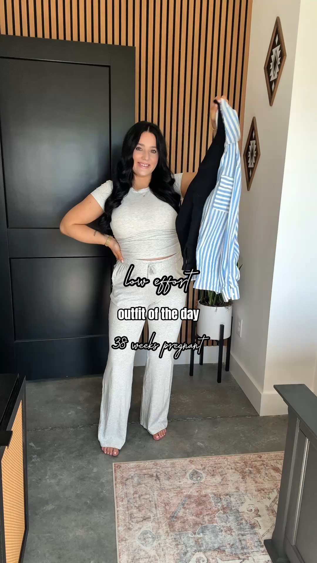 38 Weeks Pregnant OOTD 🤍

Activewear Romper - medium
Button Down - large (sized up for an oversized fit)

Love this low effort look for spring & summer! It's not maternity (but bump friendly!) so would work for anyone! I paired this ribbed activewear romper with this blue and white striped button down, and finished the look with these neutral studded sandals (LOVE these for summer!) & this denim and neutral trucker hat. 👏🏼

#LTKootd #LTKgrwm #LTKBump