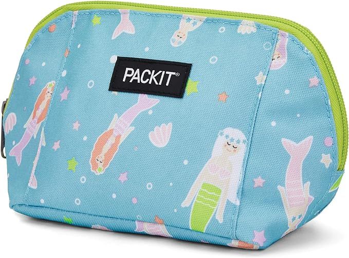 PackIt Freezable Snack Bag, Mermaids, Built with EcoFreeze Technology, Foldable, Reusable, Zip Cl... | Amazon (US)
