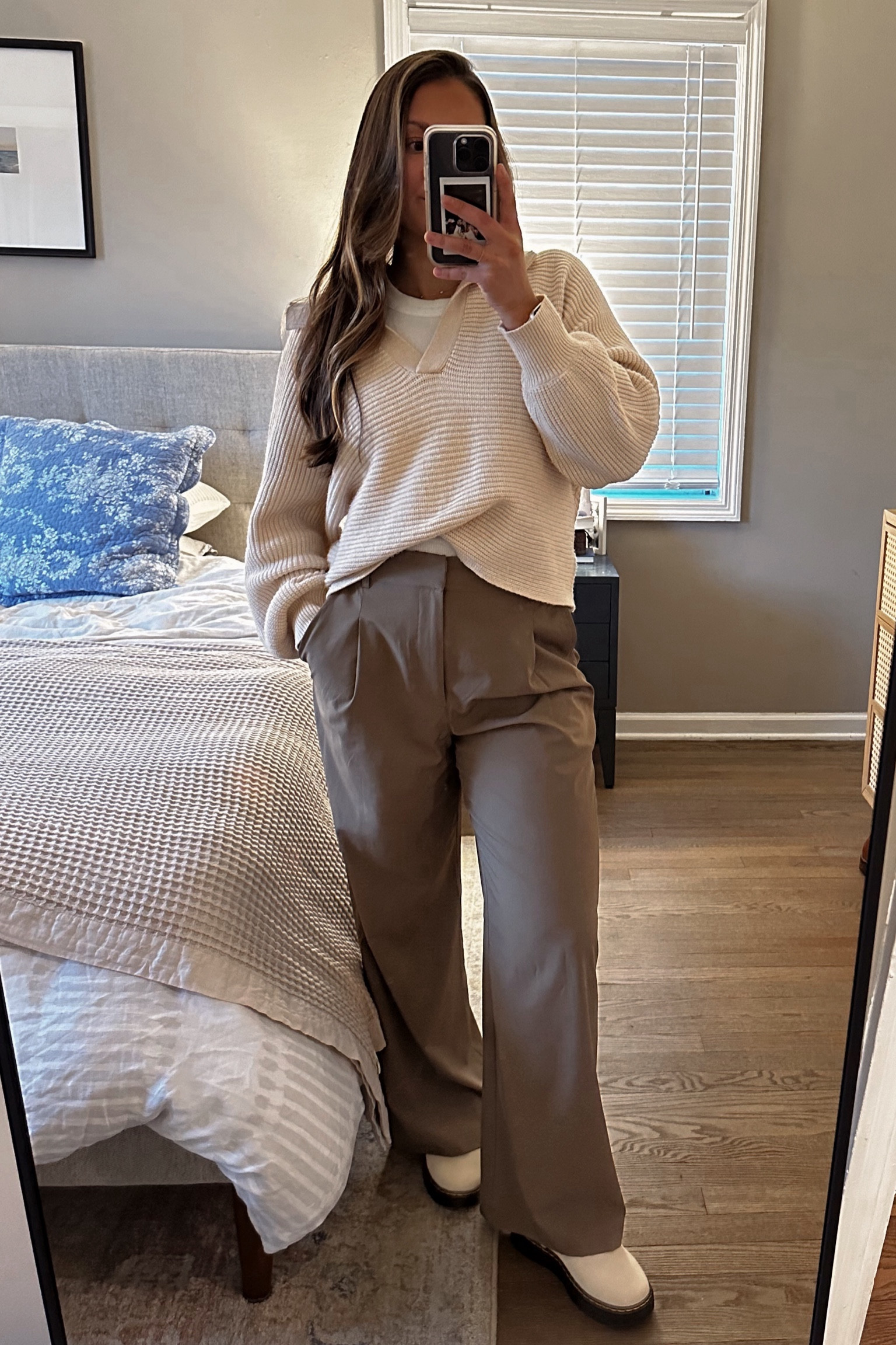 Small in trousers - they fit super loose!