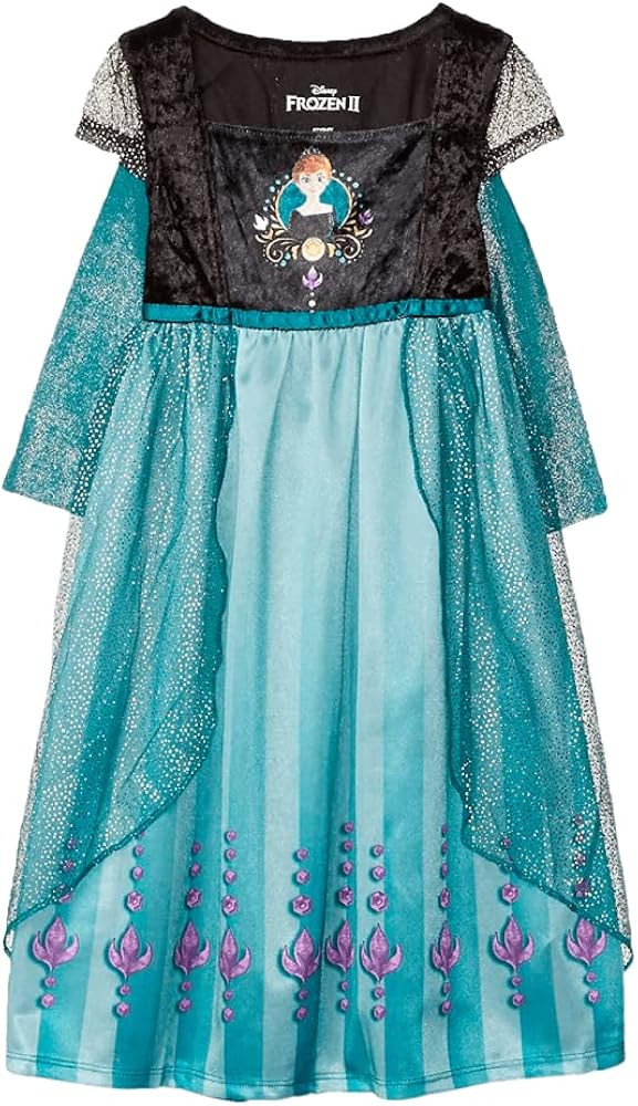 Disney Girls' Princess Dress Nightgown, Fantasy Gown, Soft & Cute Pajamas for Kids | Amazon (US)