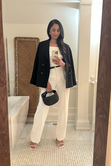 White & Black for an effortless summer outfit.
Bottega Veneta Mini Jodie
Celine Triomphe Belt


#LTKeurope #LTKFind #LTKstyletip