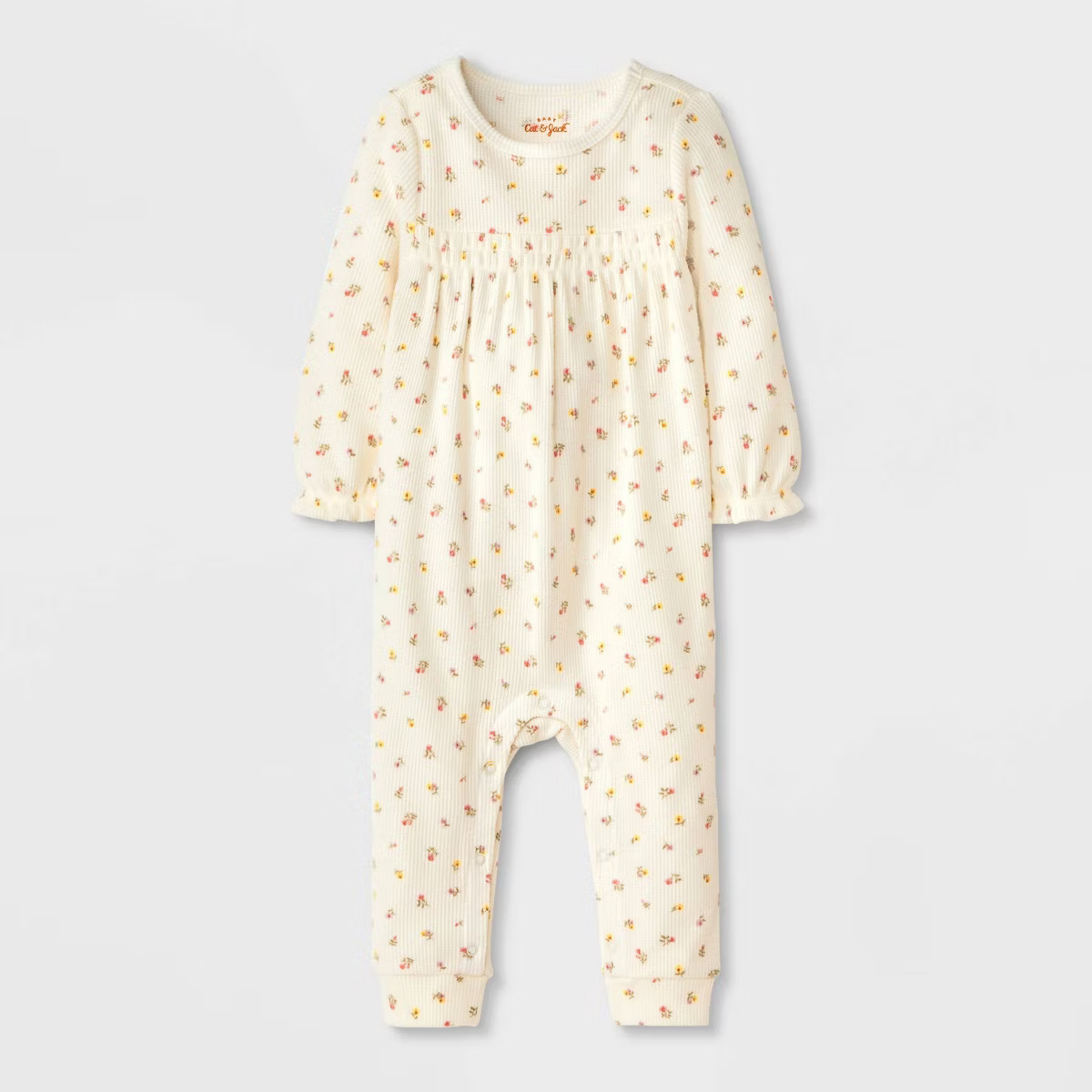 Baby Girls' Long Sleeve Waffle Romper - Cat & Jack™ | Target