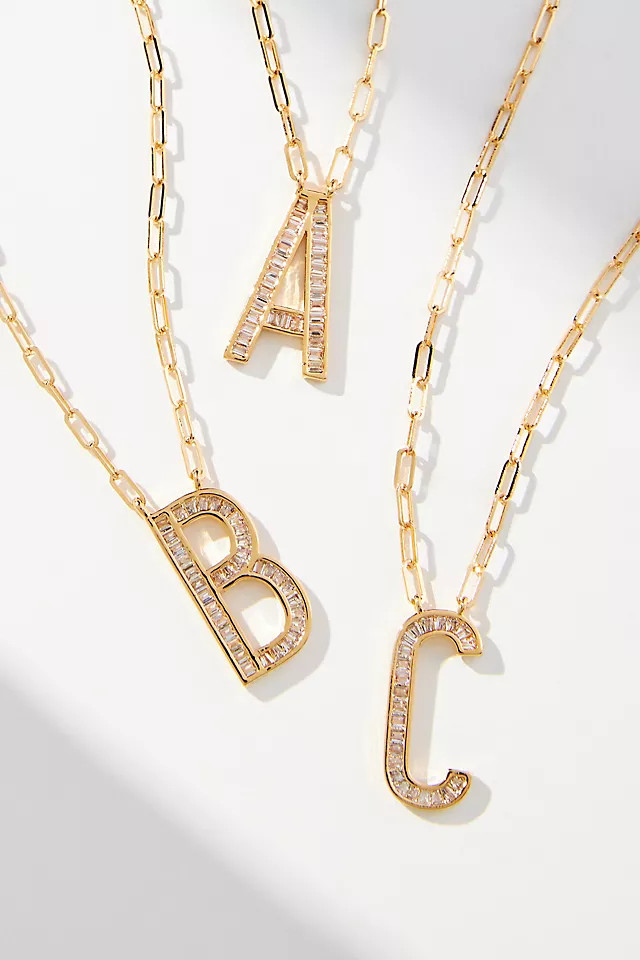 Monogram Stone Necklace | Anthropologie (US)
