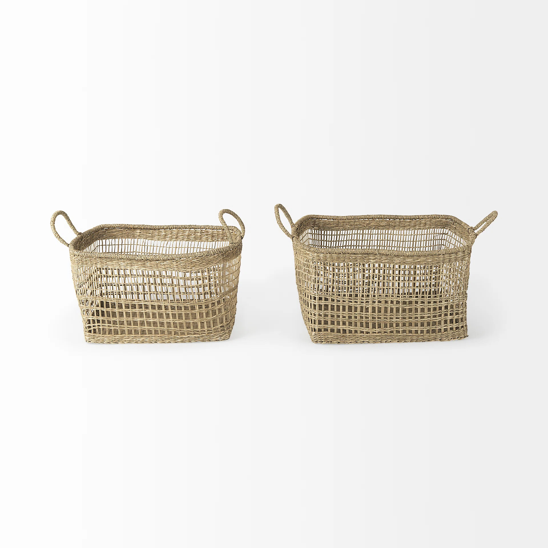 Reverie Bellisa 2 Piece Seagrass Basket Set | Wayfair North America