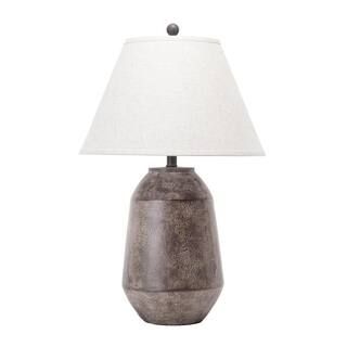 nuLOOM Lagos 29 in. Brown Resin Contemporary Table Lamp with Shade MCT64AA | The Home Depot