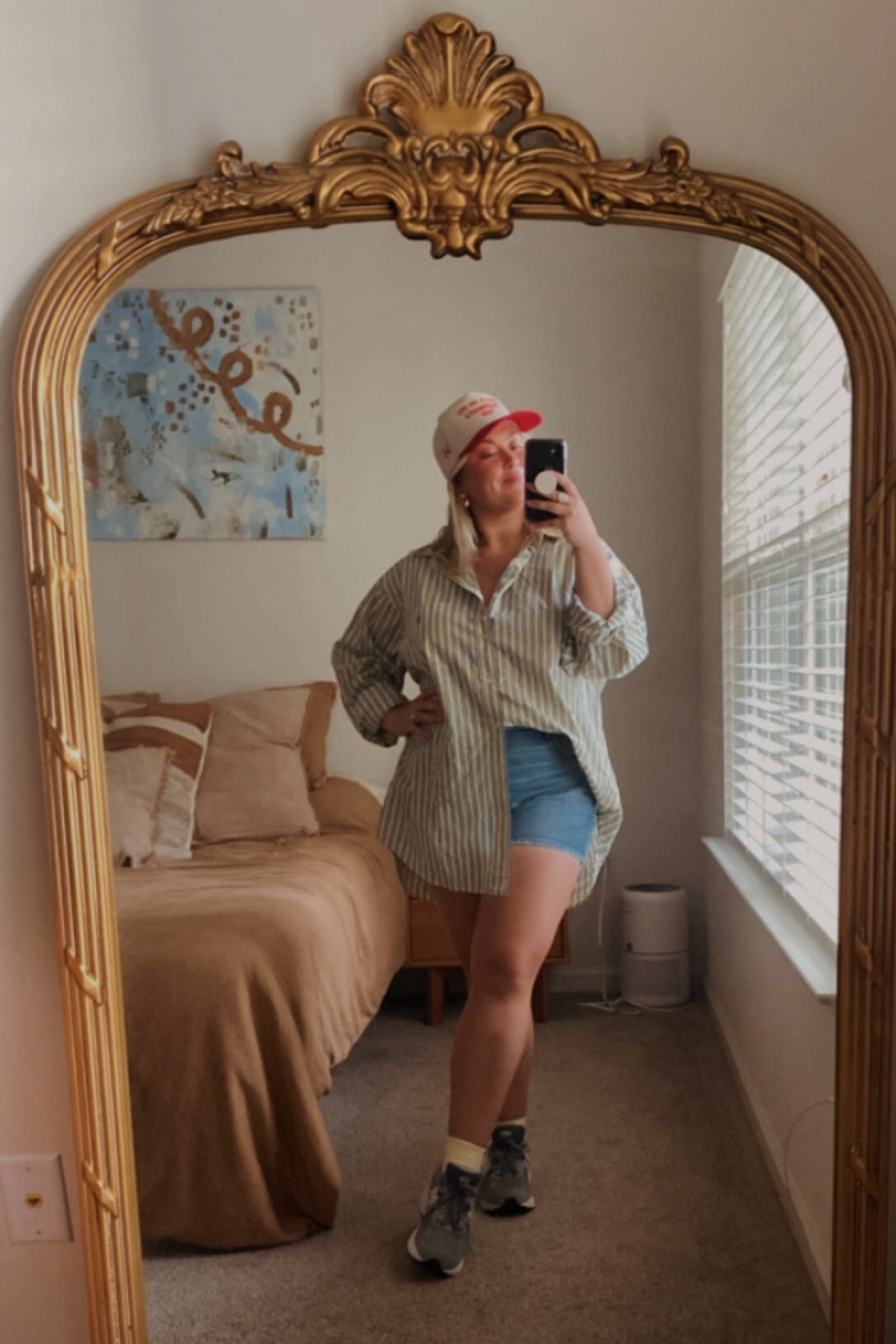 casual comfy outfit for walking around downtown on a sunny day 😍 my hat is from a tiktok shop - put it on my husband’s tab 😉

#LTKActive #LTKstyletip #LTKmidsize