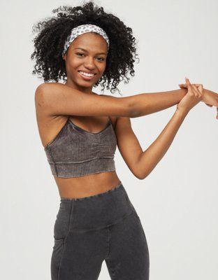 OFFLINE OG Ribbed Sports Bra | American Eagle Outfitters (US & CA)