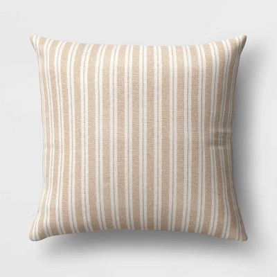 Oversized Square Striped Throw Pillow - Threshold™ | Target