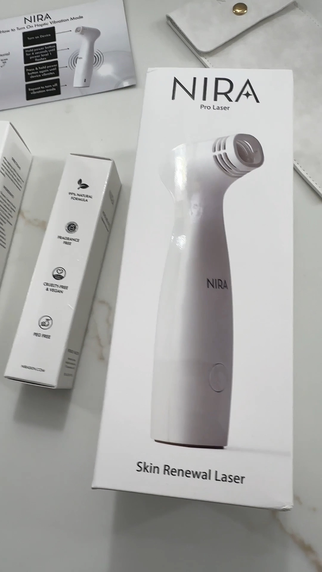 Super excited for this collaboration! 

The NIRA Pro Laser delivers professional-grade anti-aging results at home, helping reduce the appearance of fine lines and wrinkles with patented non-fractional laser technology. Its painless, FDA-cleared design is safe for daily use on all skin tones and requires no downtime. Compact, easy to use, and clinically proven, the NIRA Pro makes achieving smoother, more youthful-looking skin convenient and effective.

The Nira Pro 3 Laser & Skincare Bundle takes the guesswork out of the experience. 

Are you ready to come along with me? 
Click the link to learn more! 

#ad

#LTKselfcare #LTKBeauty