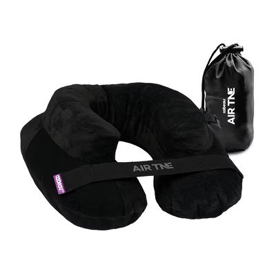 Cabeau AirTNE Inflatable Travel Neck Pillow, Lightweight, One Size, Midnight Black | Target