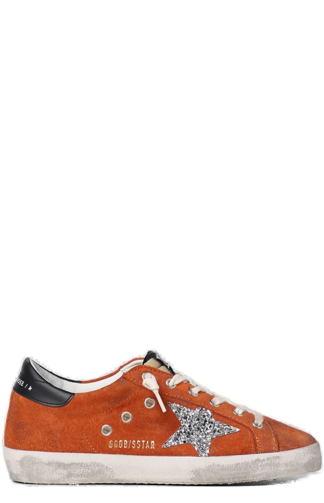 Golden Goose Deluxe Brand Super Star Logo Patch Sneakers | Cettire Global