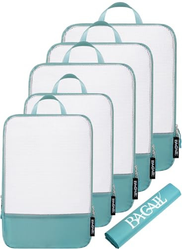 Amazon.com | BAGAIL 6 Set Ultralight Compression Packing Cubes Packing Organizer for Travel Acces... | Amazon (US)