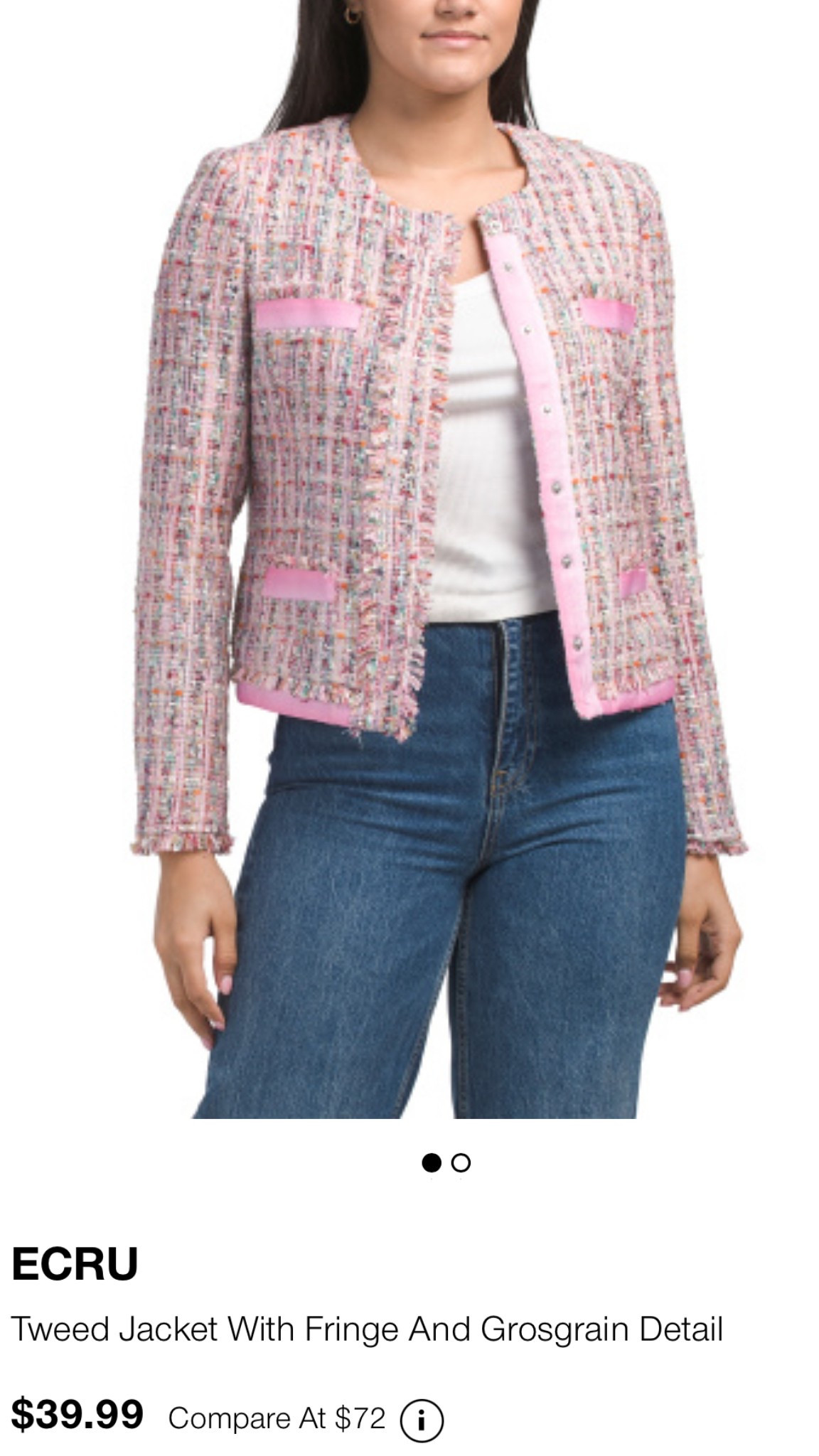 Cute blazer @ TJ Maxx! 💗💗💗

#LTKWorkwear #LTKStyleTip #LTKFindsUnder50