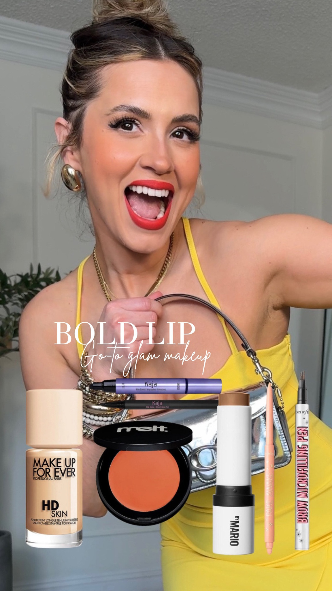 Bold Lip Glam Makeup!  All products from Sephora & linked below 🤍 

✔️ wearing shade warm cashew in foundation
✔️ lip color in chili pepper 🌶️ 

#LTKbeauty #LTKstyletip #LTKxSephora