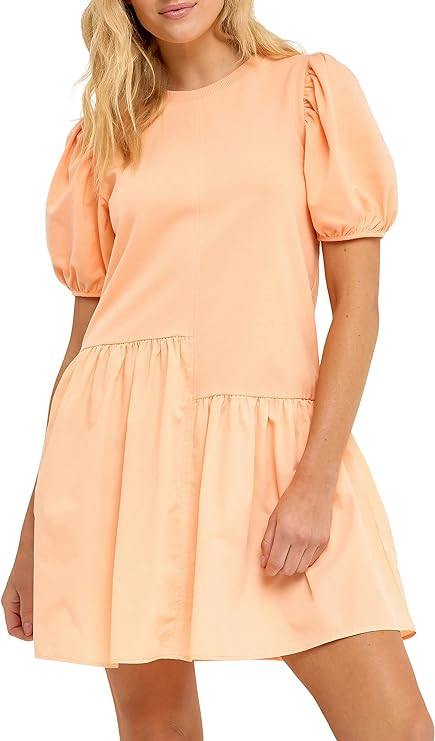 English Factory Women's Knit Woven Mixed Dress | Amazon (US)