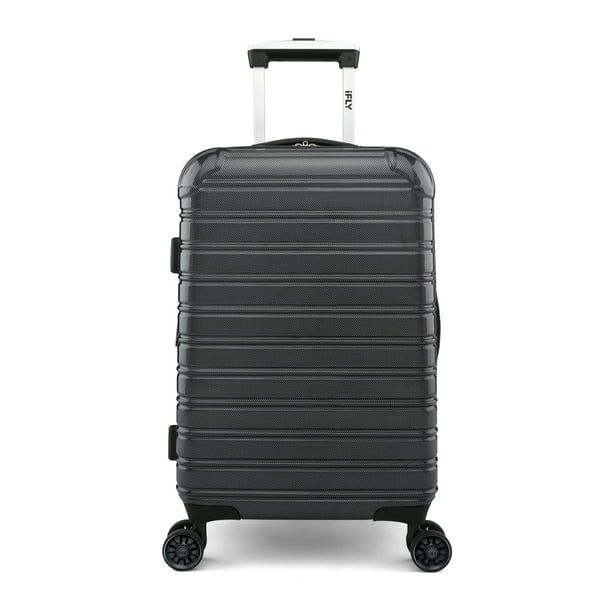 iFLY Hardside Fibertech Carry-on Luggage, 20", Black | Walmart (US)