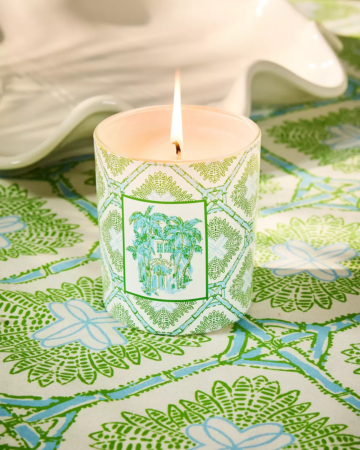 Trellis Printed Candle | Lilly Pulitzer