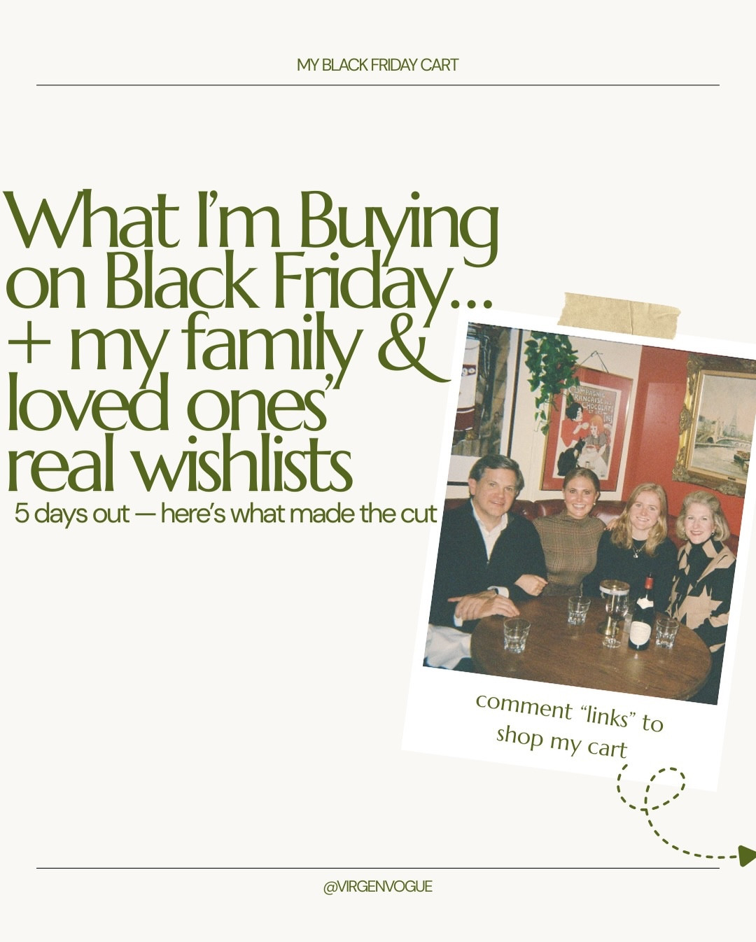 🎁🛒 Instead of another endless gift guide… I’m sharing what my family & loved ones are genuinely buying this Black Friday. Edited down, intentional, and actually worth it! 

Comment “links” and I’ll send everything straight to you ❤️