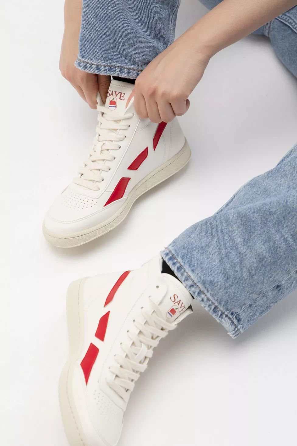 SAYE Modelo '89 Hi Vegan Apple Sneakers | Urban Outfitters (US and RoW)
