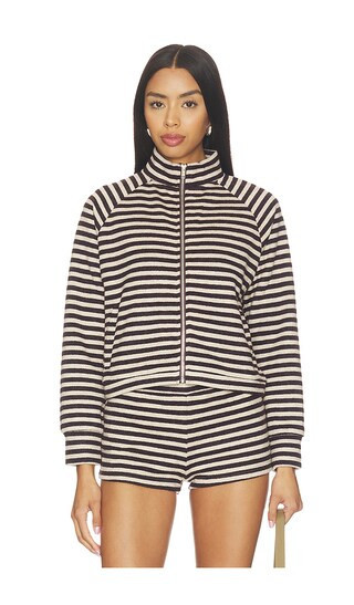 LIONESS Bloom Knit Jacket in Brown,Tan. - size S | Revolve Clothing (Global)