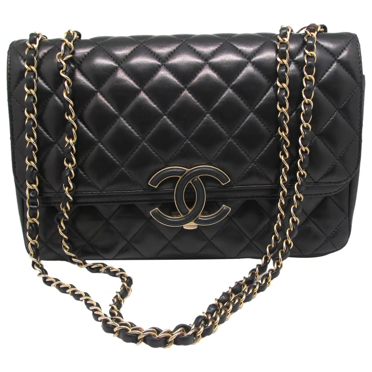Trendy cc flap en cuir sac à main Chanel Noir en Cuir - 38699201 | Vestiaire Collective (Global)