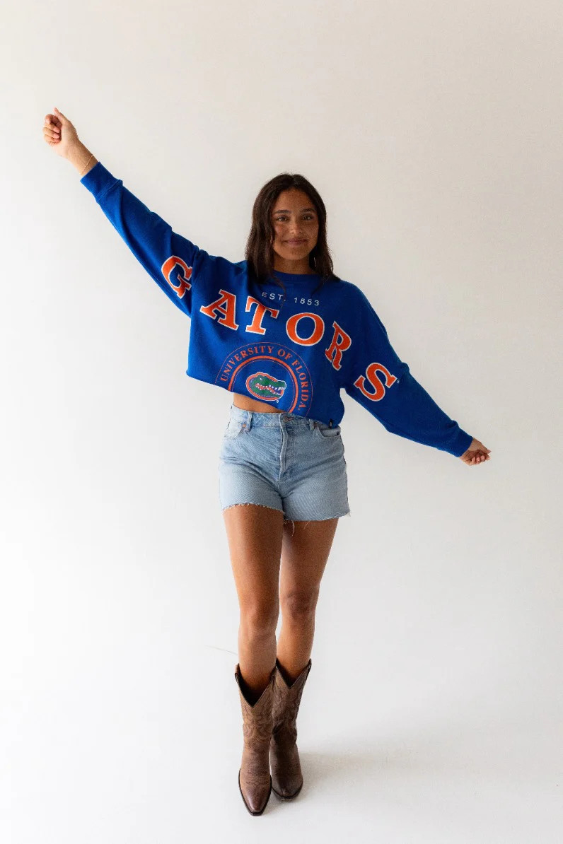 Florida Phipps Split Cropped Longsleeve | Gameday Social