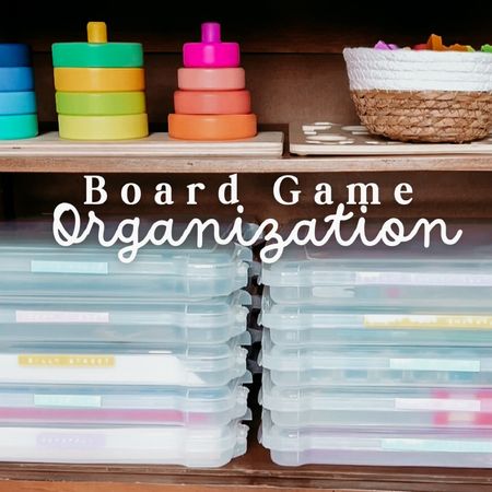 These thin space-saving containers are the BEST for organizing board games ! #AmazonFind #Organization #Storage #Playroom #ltkmostloved

#LTKhome #LTKfamily #LTKkids