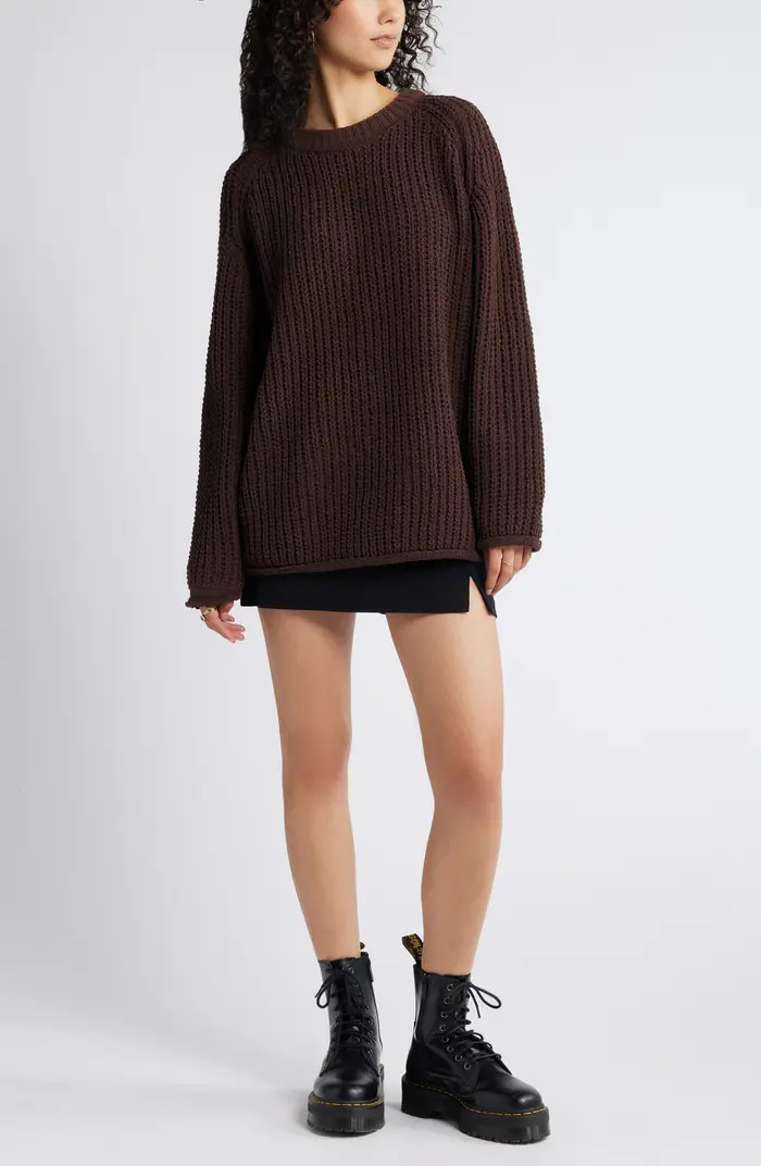 BP. Slouchy Chenille Pullover Sweater | Nordstrom | Nordstrom
