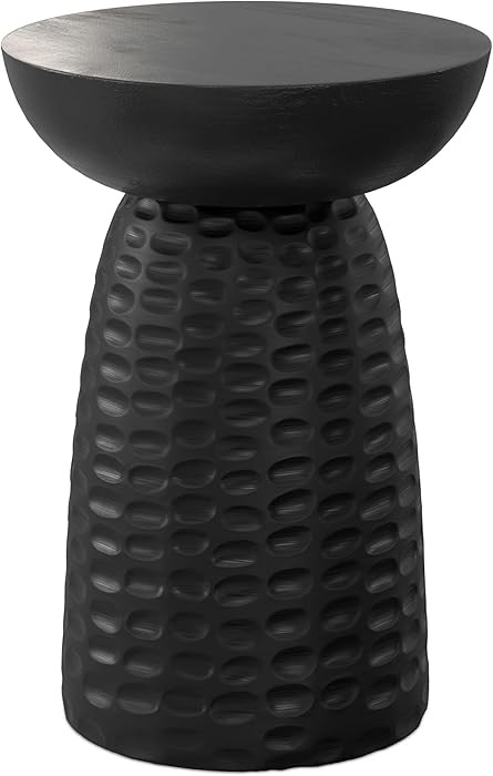 SIMPLIHOME Boyd 13-inch Wide Solid Mango End Table in Black, Contemporary-Style Accent Table for ... | Amazon (US)