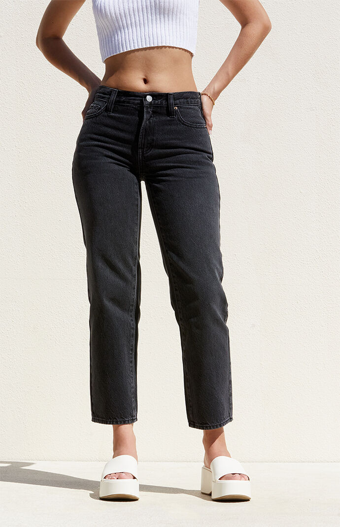 Women's Black '90s Straight Leg Jeans - Size 22 | PacSun