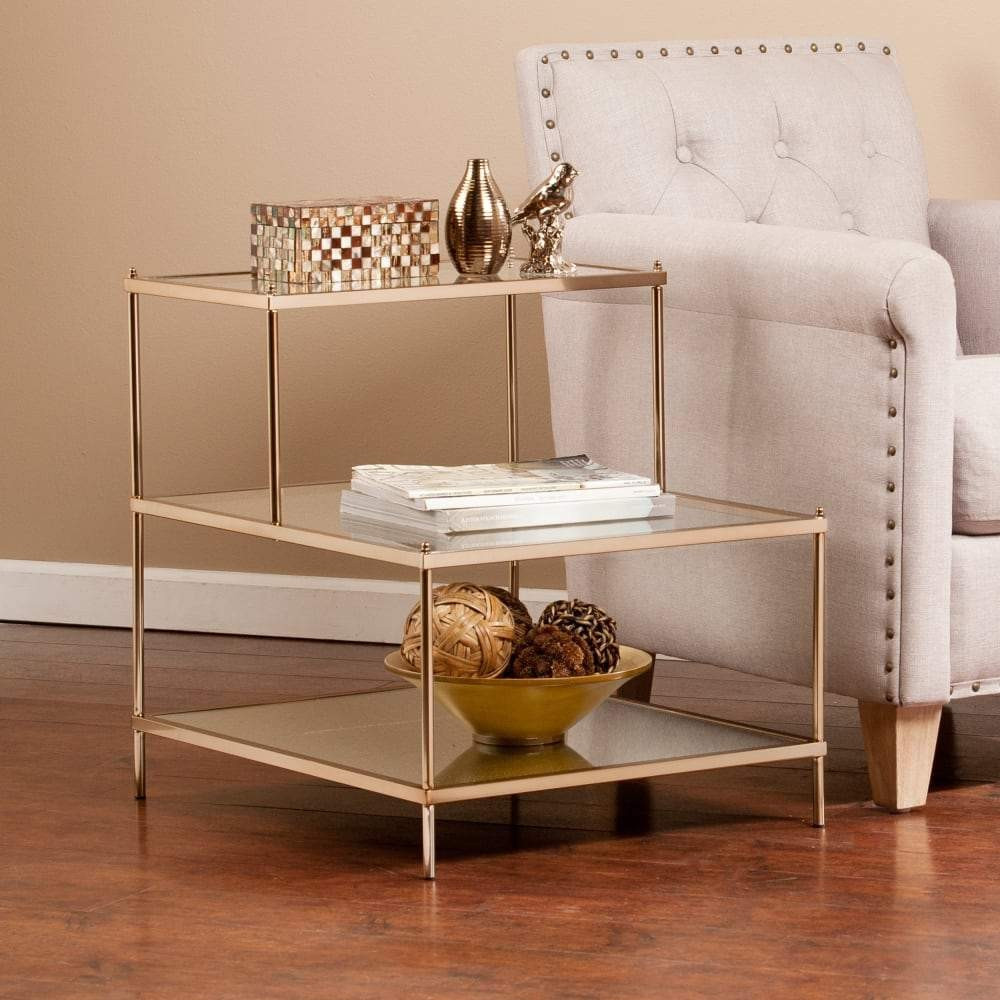 Warm Gold Accent Table | Pier 1 Online