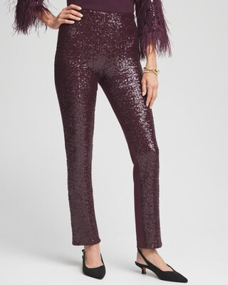 Juliet Sequin Front Ankle Pants | Chico's