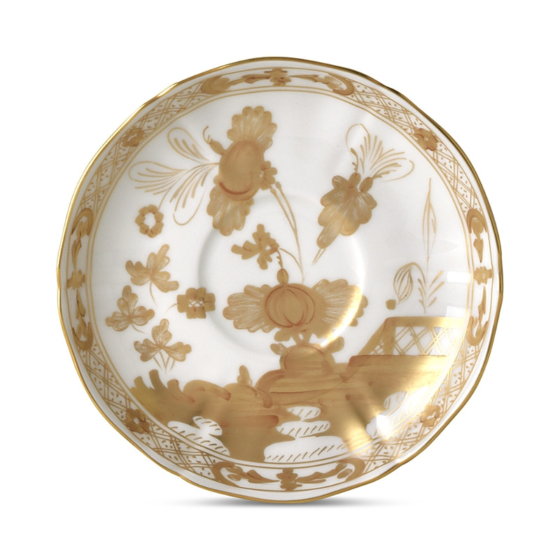 Ginori 1735 Oriente Italiano Gold Tea Saucer | Bloomingdale's (US)