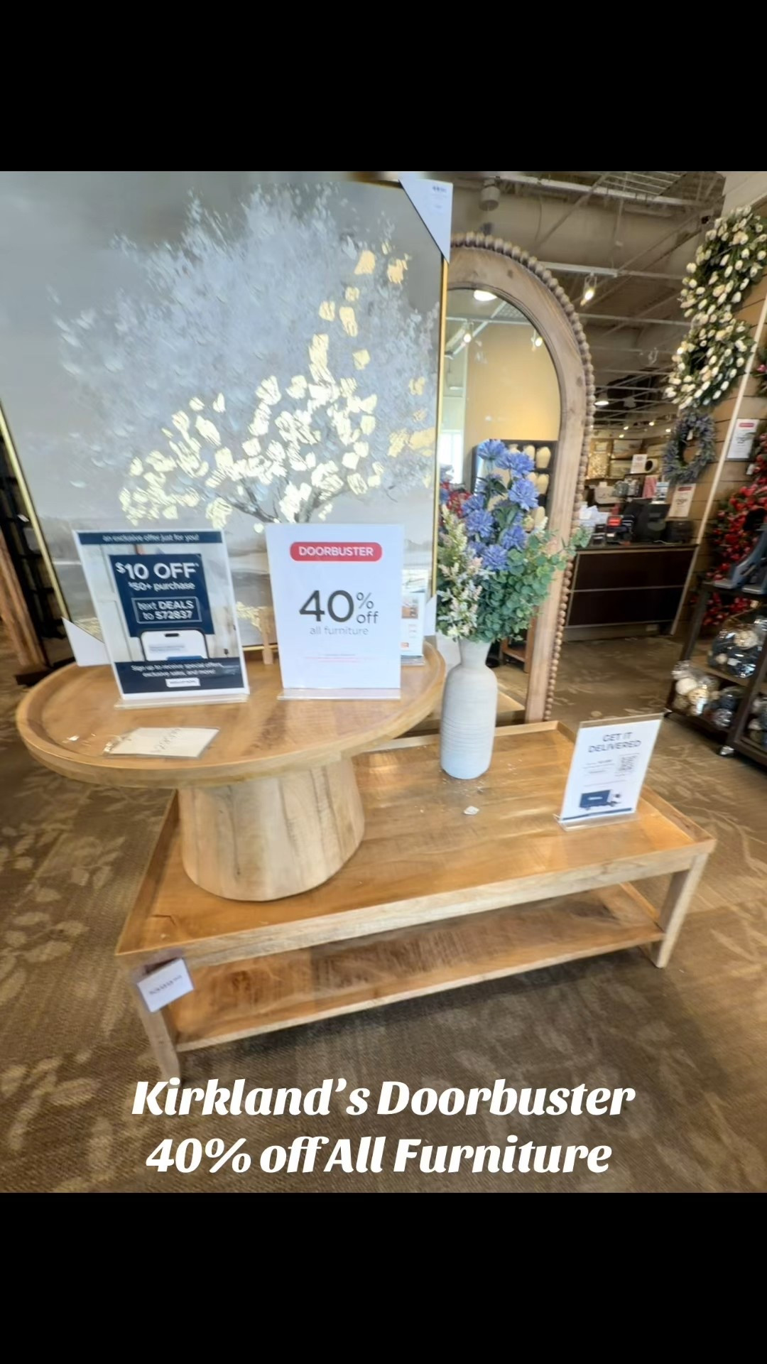 🚨 KIRKLAND’S DOORBUSTER ALERT 🚨
40% OFF ALL FURNITURE 🛋️✨

Living room, dining, bedroom—now is the time to upgrade for less. These are statement pieces at a major discount, and the best styles won’t last long.

⚠️ Limited time only — shop early for the best selection!

#LTKhome #KirklandsFinds #DoorbusterDeal #FurnitureSale #HomeDeals #HomeUpgrade #LTKFinds #AffordableFurniture

#LTKHome #LTKSaleAlert