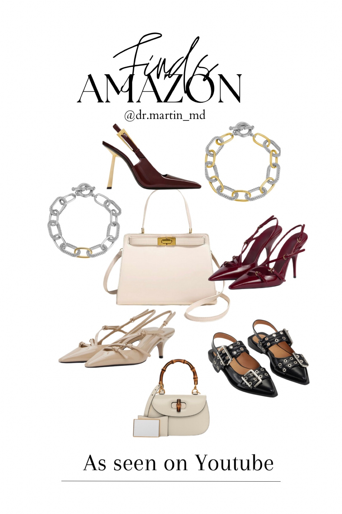 Designer inspired items on #Amazon 

See my recent YouTube video for more detail: @dr.martin_md 

#LTKfindsunder100 #LTKstyletip #LTKshoecrush
