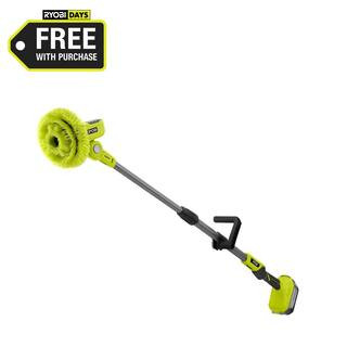 ONE+ 18V Cordless Telescoping Power Scrubber (Tool Only) | The Home Depot