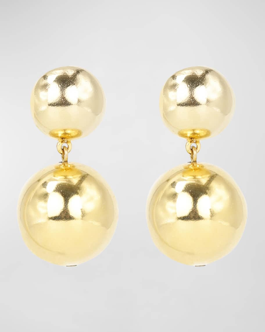 Ben-Amun Gold Ball Clip-On Earrings | Neiman Marcus