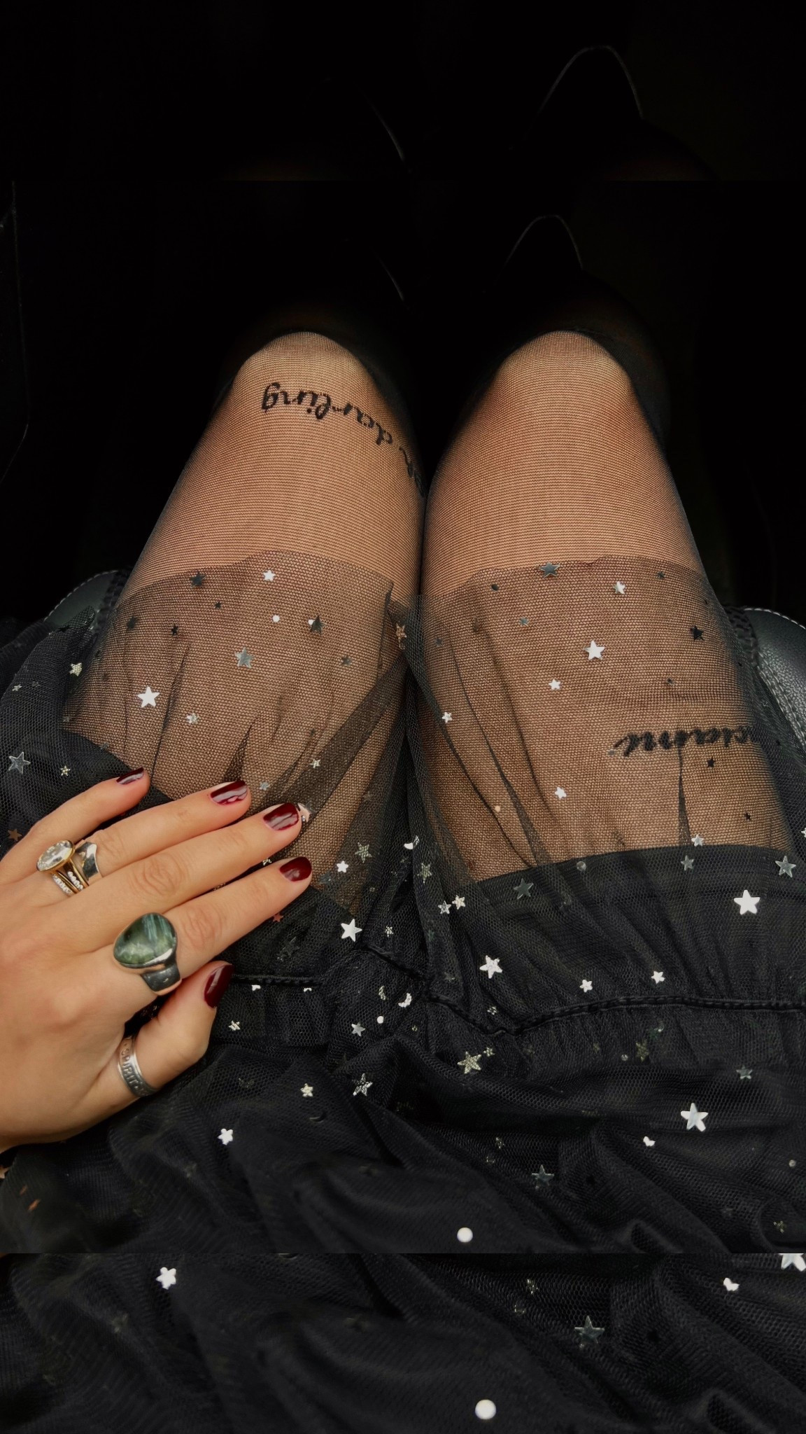 Soft alt wedding guest outfit 