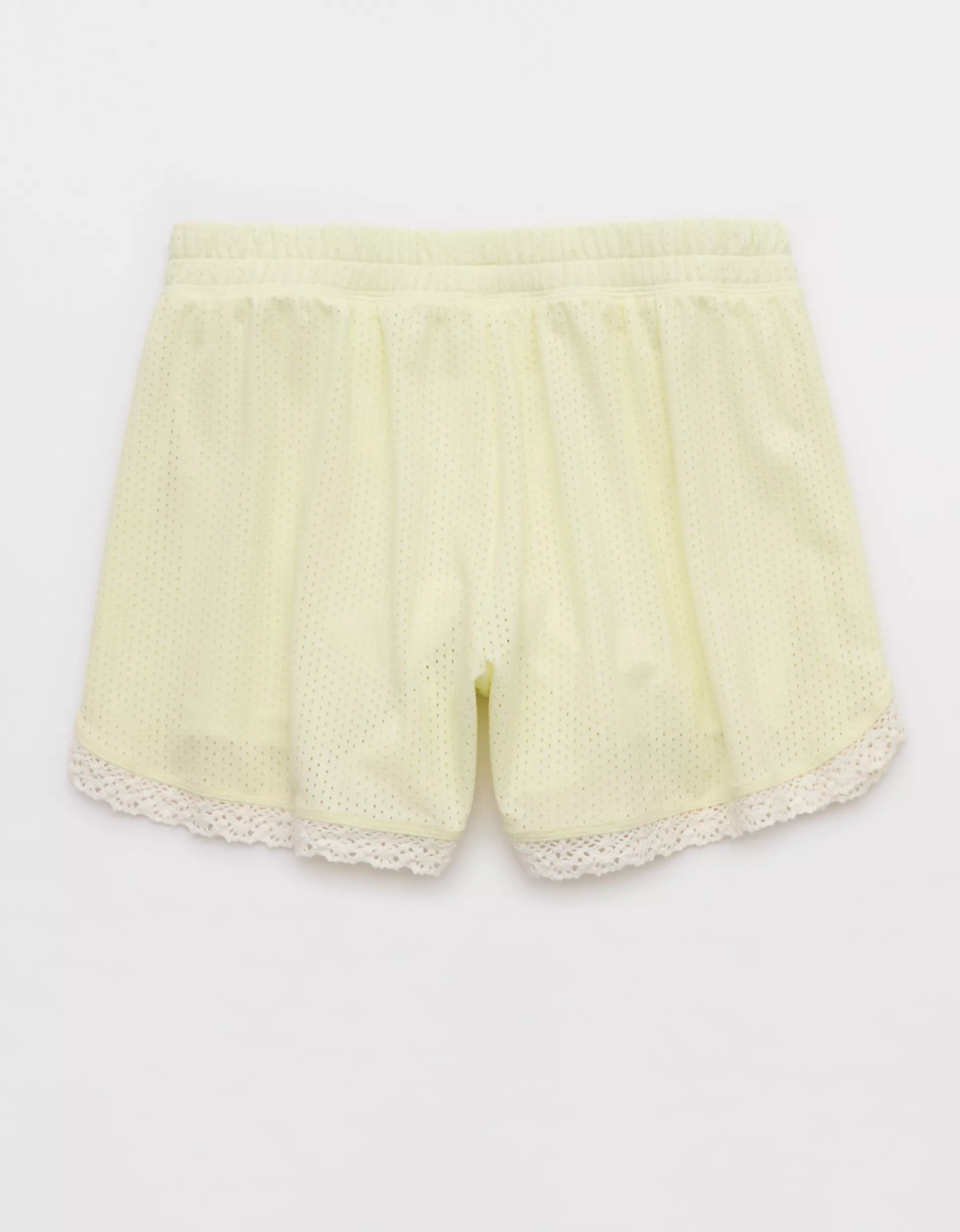 OFFLINE By Aerie Mesh Lace Short | Aerie