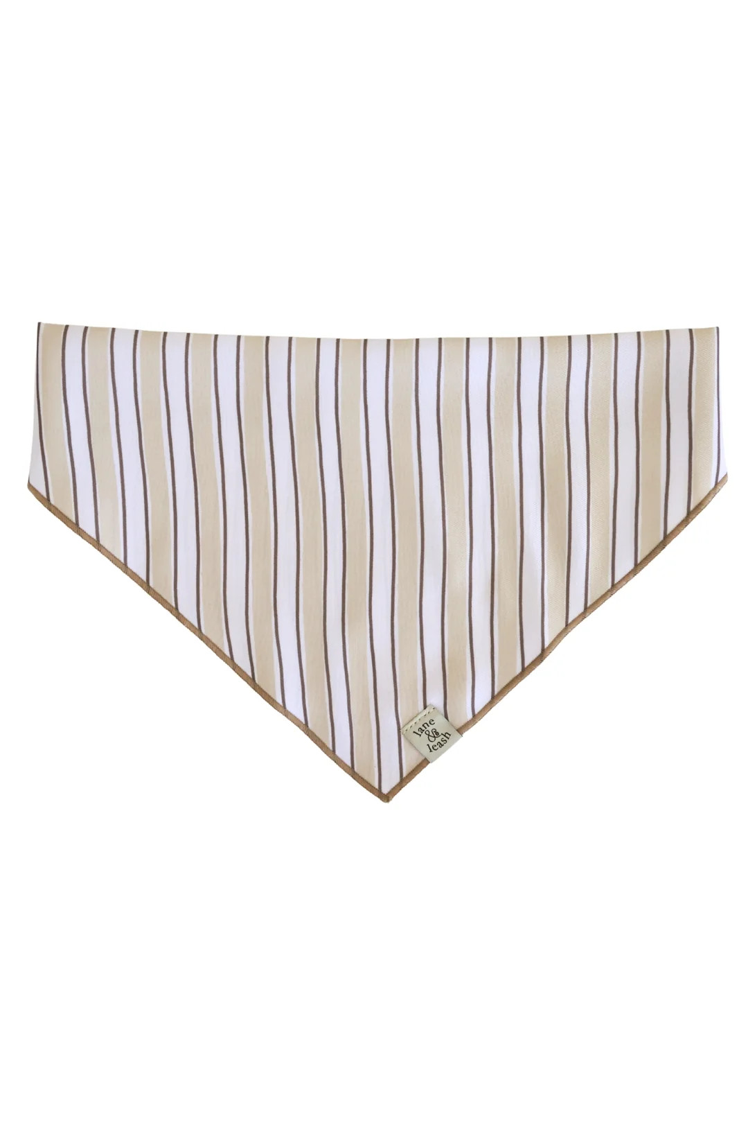 Embroidered Pet Bandana | Biscuit Stripe | Caden Lane