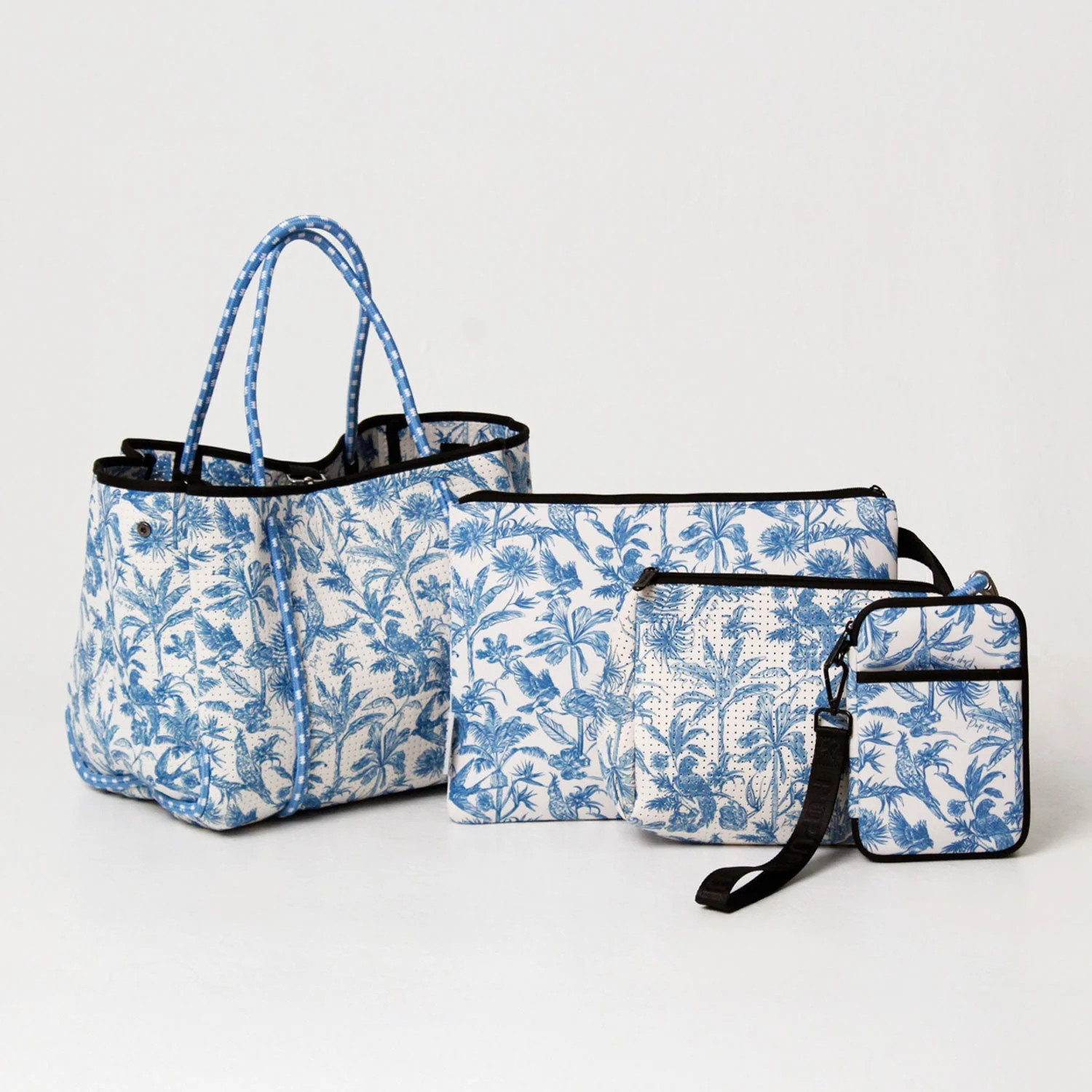 TOILE SET: EVERYDAY TOTE + LAPTOP SLEEVE + ESSENTIAL POUCH + PASSPORT | PopUps