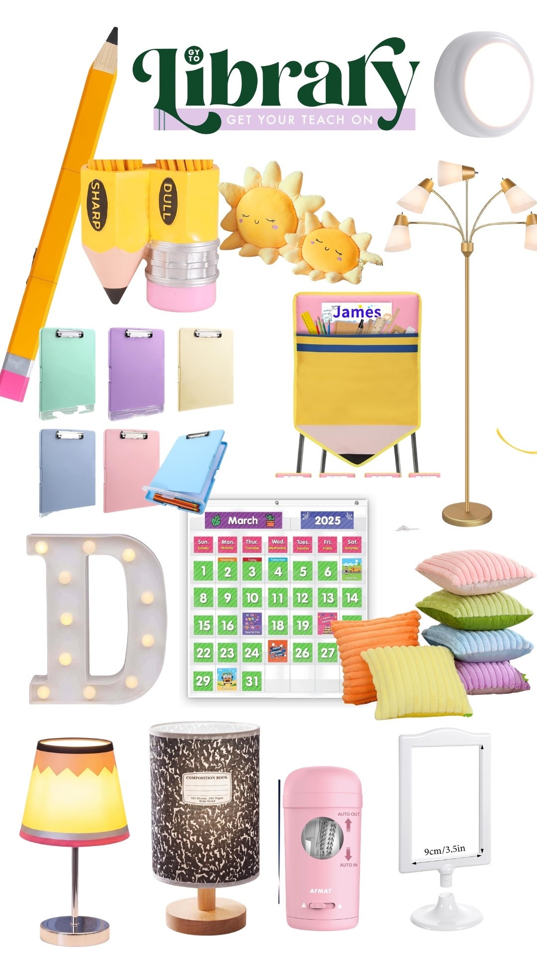 Classroom Decor from our model classroom at Get Your Teach On!